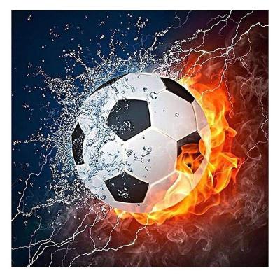 China Wholesale Supplier Modern 5d Diamond Painting Sports Poured Glue Diamond Embroidery Football Kits For Adults for sale