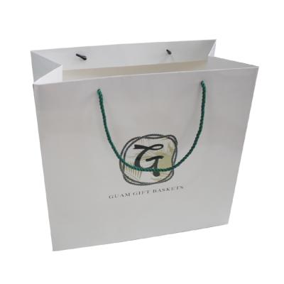 China Recyclable Wholesale Custom Printed Luxury Color Gift Shopping Paper Bag With Handle for sale