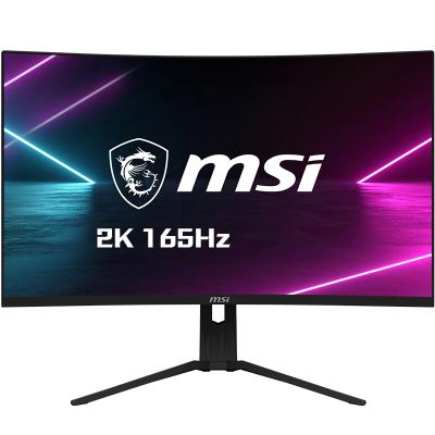 China MSI PAG321CQR Curved Computer Monitor 31.5 Inch 165Hz Curved Screen Gaming Display FreeSync Technology 2560*1440 Computer LED Display for sale