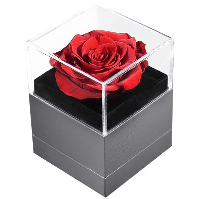 China China Factory Seller Rose Gift Real Flower Forever Preserved Long Lasting Roses In A Box Long Lasting Roses Forever for sale