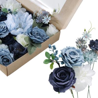 China Fashional Artificial Flowers Amazon Flores Hot Selling Artificial Flowers Wedding Decoration Supplies Mom Flower Box for sale