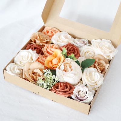 China Fashional High Quality Wedding Artificial Flowers Combined Artificial Flowers For Home Decoration Flowers for sale