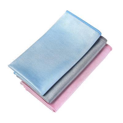 China 40*40cm Window Cleaning Cloth Microfiber Fiber Micro Compressed Windshield Mirrors And Stainless Steel for sale