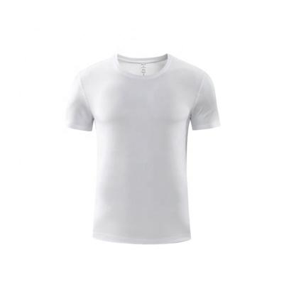 China Wholesale Custom Print Anti-wrinkle Summer T-shirts Polyester Simple Sports Gym Run Quick Dry Breathable Men T Shirt for sale