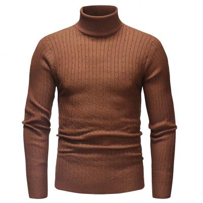 China New Arrival Solid Color Collar Men's Sweaters Autumn 2021 Breathable Fashion Knit Sweater for sale