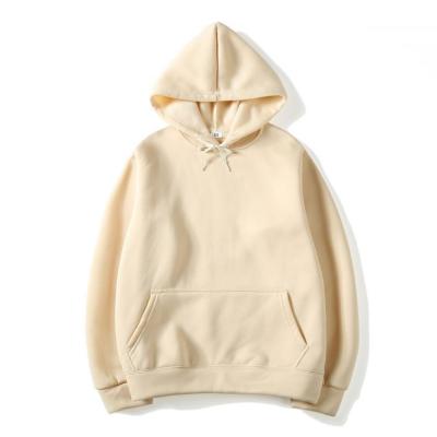 China Autumn And Winter New Style Men's And Women's Hoodies Custom Made Anti-wrinkle Fashion Solid Color Men's Logo Hoodies for sale