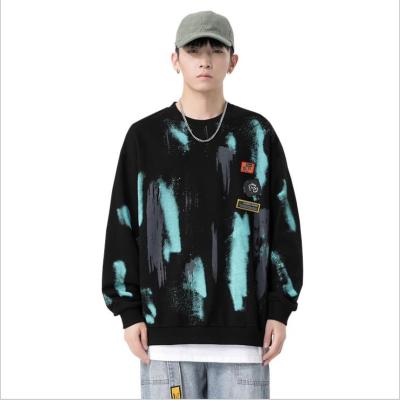 China Hot Selling Round Collar Anti-Shrink Printing Men's Hoodies Sweatshirts Autumn Long Sleeve T-Shirt 2021 for sale