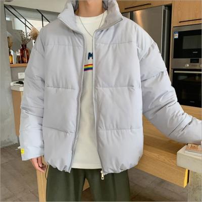 China QUICK DRY High Quality Mens Stand Collar Solid Color Stripper Jacket Winter Fashion Plus Size Loose Down Jacket Coat for sale