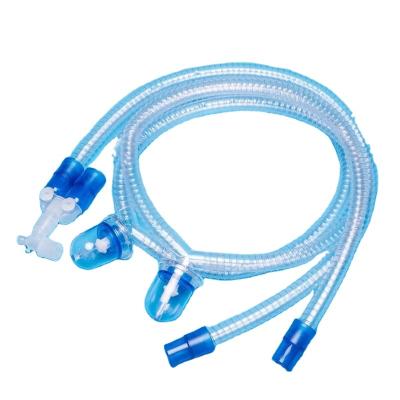 China Hospital disposable corrugated breathing circuit for ICU ventialtor for sale