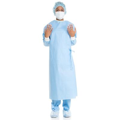 China All Level 3 Waterproof SMS Surgical Gowns AAMI Level 3 Medical for sale