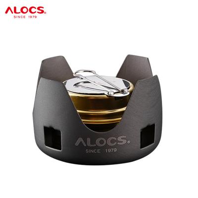 China Gas Generator for Alcohol Alocs Mini Furnace High Quality Outdoor Portable Burner Aluminum Alloy Camping Alcohol Stove Hiking Backpacking Cooking for sale