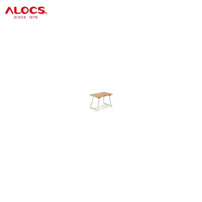 China Modern Alocs Factory Production Cheap Garden Furniture Raising Convenient Folding Outdoor Camping Table for sale