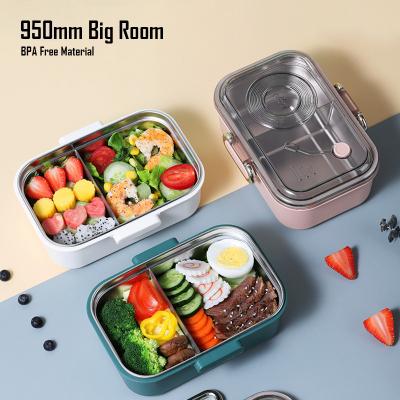 China Alocs 2021 Design Brand New Microwavable Amazon Bento Plastic School Children Best Seller Food Bowl for sale