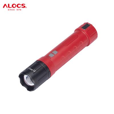 China Camping Alocs Factory Production ABS 2500mAh COB LED Outdoor Aluminum Flashlight for sale