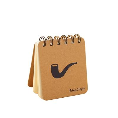 China Wholesale UK small spot notebook stationery printed creative simple portable study spiral notebook for sale