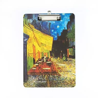 China Art Color Board Clip Density Clip Board Office Notepad A4 Wooden File Board Customized By Eco-friendly Manufacturer for sale