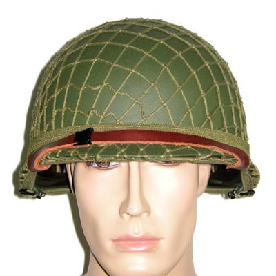 China Collectible Army Police War Game Film Actor Helmet Head Protect WWII WW2 M1 Military Ballistic Steel Helmet for sale