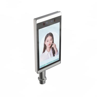 China Hot Selling Motion Detection Malaysia 8 Inch Touchless Face Recognition Time Attendance Machine for sale