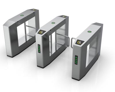 China SUS304 stainless steel brushless motor high speed swing gate turnstiles for high-grade residential area for sale