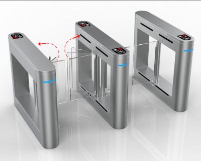 China Automatic Opening Swing Security Speed ​​Gate Turnstile Indoor / Outdoor Barrier Gate Use For Sanitation Station for sale