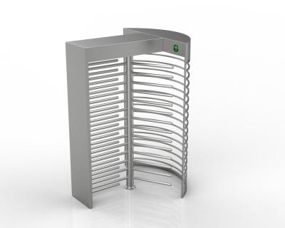 China Waterproof Single Channel Full Height Turnstile 304 Stainless Steel Turnstiles Use For High Security Safe Place for sale