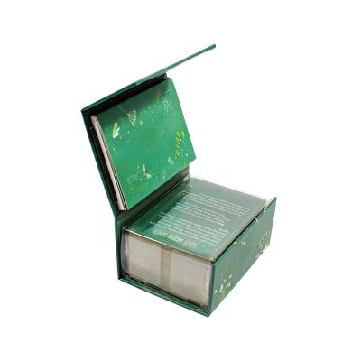 China Recycled Materials HXD Custom Double Layer Luxury Printing Gift Box With Ribbon Closure Paper Packaging Gift Box for sale