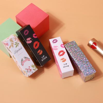 China Recycled Materials HXD Custom Printing Cardboard Kraft Paper Lipstick Paper Box Shipping Cosmetic Packaging for sale