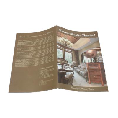 China paper & Customized Cardboard Printing Folding Paper Advertising Booklet Products Instruction Manual Book Printing for sale