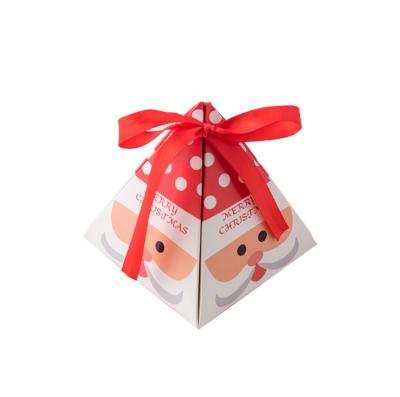 China Wholesale Hot Selling Cheap Luxury Recycled Materials Factory Custom Christmas Cookie Folding Gift Paper Candy Boxes HXD for sale