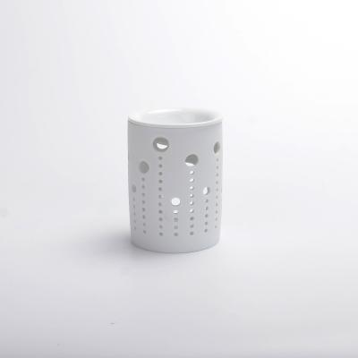 China Warm White High Quality Cavity Fragrance Ceramic Oil Burner Incense Heater for sale