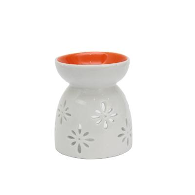 China Chinese Incense Night Fragrance Oil Burner Melt Aromatherapy Ceramic Wax Burner for sale