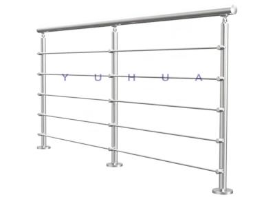 China 0.25mm 2 Zoll-Edelstahl-Geländer-Rohr SS201 SS304 SS904L für Balkon im Freien zu verkaufen