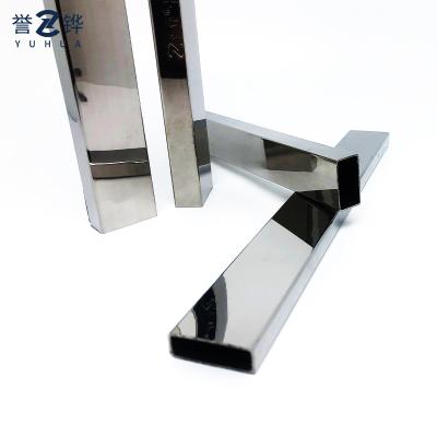 China 0.9MM Thickness SS430 Stainless Steel Rectangular Pipe 4*8 Inch Stove Pipe 6K for sale