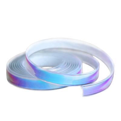 China Luxury Blue Smooth Plastic Decorative Edge Sofa Sealing Roll Strip Furniture PVC Decorative Strip for sale