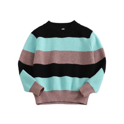 China Mudkingdom 3D Baby Boy and Girls Pattern Neck Acrylic Anti-Shrink Kids Autumn Tops and Winter Sweater for sale