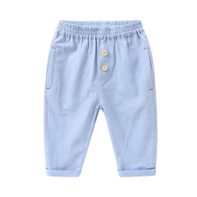 China Baby Boy Anti-static Wholesale Cotton Mudkingdom Embroidery Newborn Pants With Pockets for sale