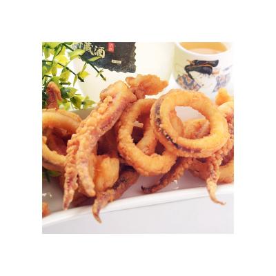 China Fried Snacks Professional Maker Frozen Breaded Seafood Fish Squid Tentacles and Rings Fried Squid for sale