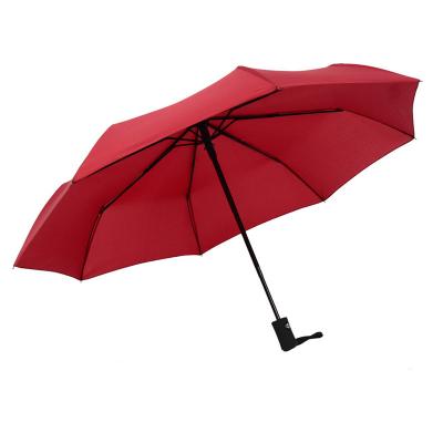 China Umbrellla Folding Business Gifts 3 Folds Automatic Umbrella With Customer Logo Printing for sale