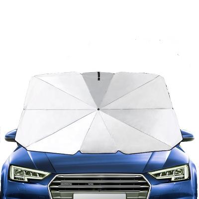 China 2020 New Design UV Protection Special Customized Car Umbrella Car Shade Portable Umbrella, Car Sunshade Umbrella for sale