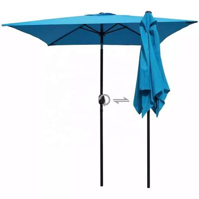 China UV Proof 2.4M Market Umbrella With LED Garden Furniture Patio Umbrella for sale