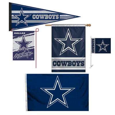 China FLYING Custom Flags NFL Dallas Cowboys Dallas Cowboys Car Flag Hand Flag Yard Flag for sale