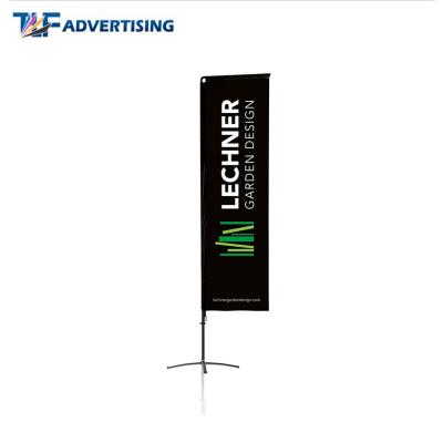 China Hot Sale FLYING Custom Print 12ft Feather Graphic Square Banner Rectangle Rectangular Flag for sale