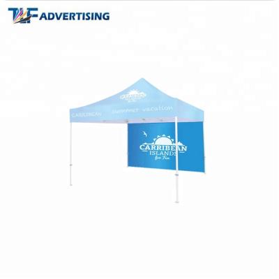 China Best Price High Performance 10x15ft Aluminum Folding Custom Branded Top Tent With Backwall for sale