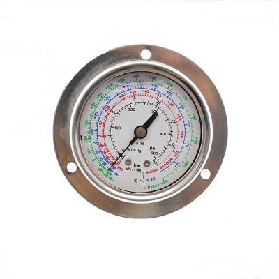 China Hot Sale High Level Refrigerant Manifold Gauge Filled Pressure Gauge 2.0