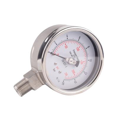 China Wholesale Cheap Anti Corrosion Oil Pressure Gauge 1.5