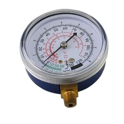 China Measurements Freon Refrigerant 5ft Pipes HVAC Halogen Diagnostic Tools Freon Pressure Gauge 2.5