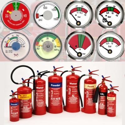 China Portable Water Fire Extinguisher Pressure Gauge 1.5