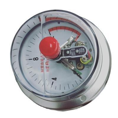 China Yx-100 Air Conditioner Panel Mount Electrical Contact Liquid Pressure Gauge for sale