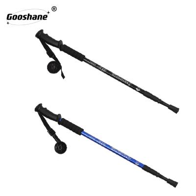 China Durable / 7075 Trekking Aluminum Pole Wear Resistant Adjustable Lightweight Hiking Poles For Hiking Camping for sale