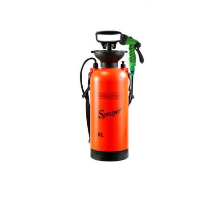 China Brand New PP.PE Plastic Outdoor Camping Portable Bathing Multifunction 8L Sprayer For Watering And Car Washing Swimming Pool Outdoor Shower for sale